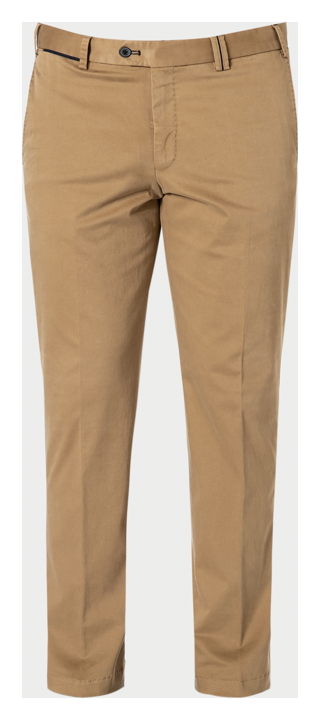 Hiltl Broek Peaker-S Golden Tag Supima Satin Zand / male