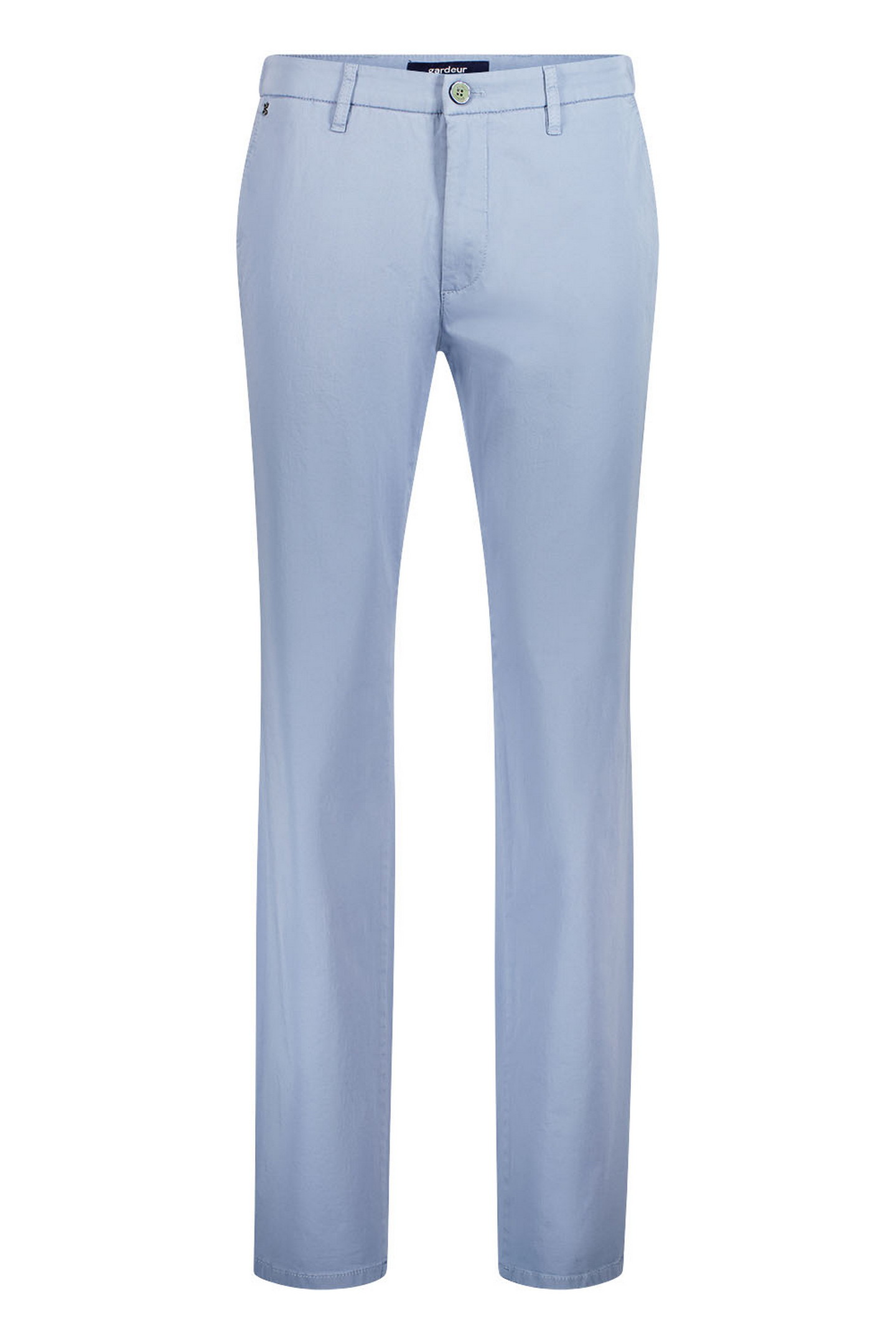 Gardeur Broek Bobby Cotton Tencel Comfort Waistband Licht Blauw / male