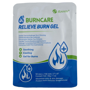 Burncare Relieve burn gel-opatrunek hydrożelowy na oparzenia 5x15 cm