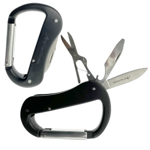 JB Tacticals Multitool karabińczyk scyzoryk JB-07 czarny