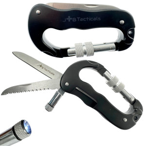 JB Tacticals Multitool karabińczyk JB-06 czarny