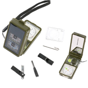 JB Tacticals Profesjonalny kompas wielofunkcyjny JB-01 zielony