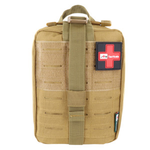 JB Tacticals zrywana apteczka taktyczna IFAK z systemem MOLLE laser cut - brązowa