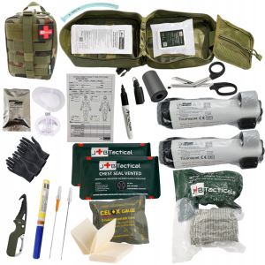 Apteczka taktyczna IFAK II NATO standard – zgodna z TCCC (17 elementów) WZ93 4" / 10 cm Celox
