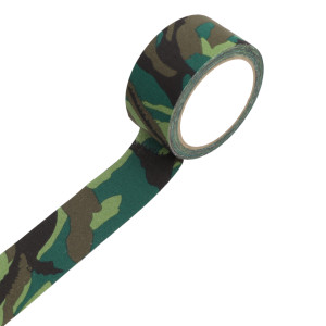 Taśma maskująca Woodland 5 cm x 10 m - bawełniana