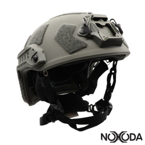 Hełm balistyczny NOXODA NXH01PRO Typ FAST (High-Cut) - NIJ IIIA / PN-K2O3 - szary L/XL