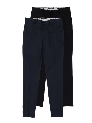 Alberto Rob Chino Slim Fit 2-Pack – W32/L36, Men's Pant