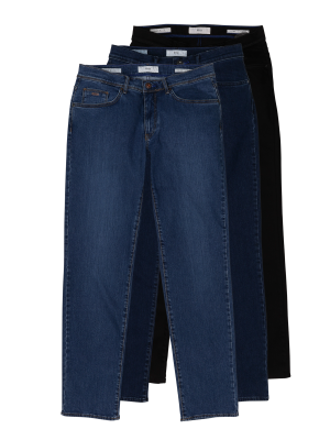 Brax Cadiz Jeans Straight Fit 3-Pack – W44/L36, Men's Jeans