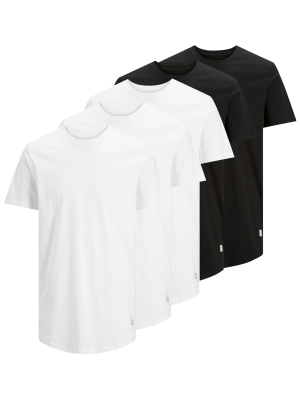 Jack & Jones Noa T-Shirt Crew Neck 5-Pack – XXL, Men's T-Shirt