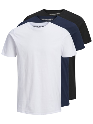 Jack & Jones Organic Basic T-Shirt 3-Pack – S, Herren T-Shirt