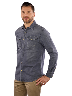 PME Legend Shirt Regular Fit Denim – L, Chemise Homme
