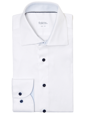 Fakts Shirt Modern Fit Busy – S, Herren Hemd