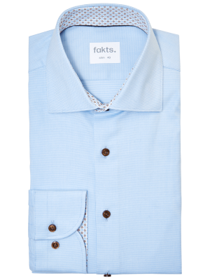 Fakts Shirt Slim Fit Busy – L, Chemise Homme