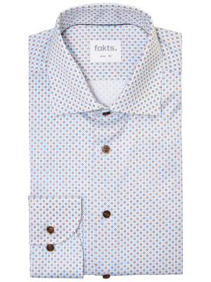 Fakts Shirt Slim Fit Busy – XXL, Chemise Homme