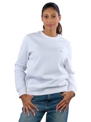 Tommy Jeans Regular Flag Sweater Round Neck – L, Pullover Femme