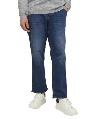 Jack & Jones PLS Mike Jeans Comfort Tapered Fit – W40/L32, Herren Jeans