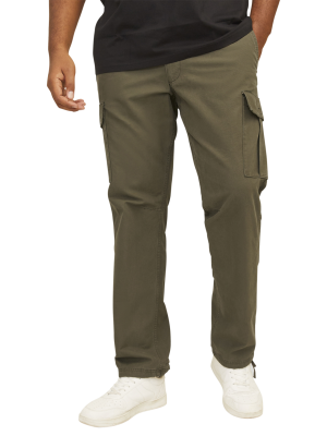 Jack & Jones PLS Kane Barkley Cargo Pants Relaxed Fit – W42/L32, Pantalon Homme