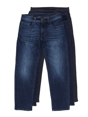 Pierre Cardin Lyon Jeans Tapered Fit 3-Pack – W32/L34, Men's Jeans