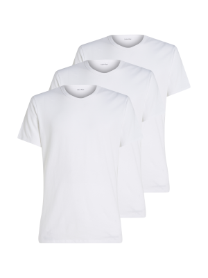 Calvin Klein Basic T-Shirt Crew Neck 3-Pack – L, Sous-Vêtements Homme