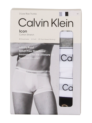 Calvin Klein Low Rise Trunks 3-Pack – XXL, Sous-Vêtements Homme