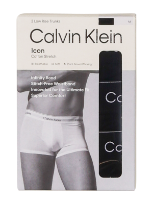 Calvin Klein Low Rise Trunks 3-Pack – L, Sous-Vêtements Homme