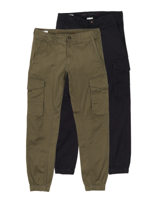 Jack & Jones Paul Cargo Tapered Fit 2-Pack – W36/L34, Herren Hose