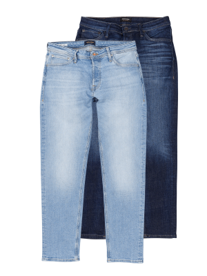 Jack & Jones Mike Jeans Comfort Tapered 2-Pack – W28/L30, Men's Jeans