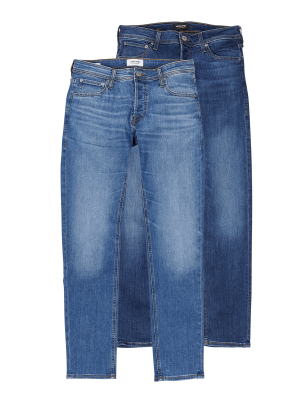 Jack & Jones Glenn Jeans Slim Fit 2-Pack – W32/L30, Men's Jeans