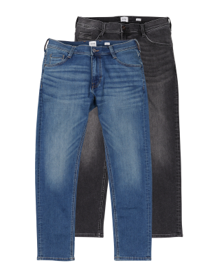 Mustang Oregon Jeans Tapered Fit 2-Pack – W28/L32, Jeans Homme