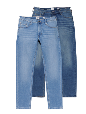 Mustang Oregon Jeans Tapered Fit 2-Pack – W34/L36, Herren Jeans