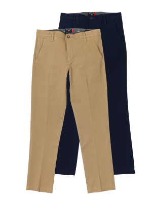 Dockers Smart 360 Chino Straight Fit 2-Pack – W36/L30, Pantalon Homme