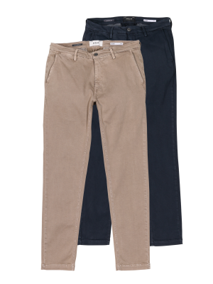 Replay Zeumar Chino Hyperflex Slim Fit 2-Pack – W38/L34, Herren Hose