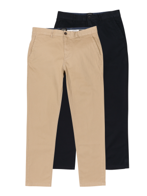 Scotch & Soda Stuart Chino Regular Fit 2-Pack – W31/L32, Pantalon Homme