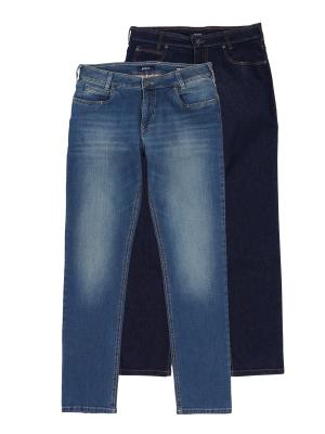 Gardeur Batu-2 Jeans Modern Fit 2-Pack – W32/L30, Jeans Homme