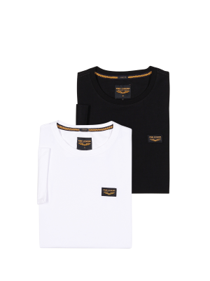 PME Legend T-Shirt Short Sleeve Crew Neck 2-Pack – M, T-Shirt Homme