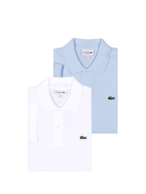 Lacoste Classic Polo Shirt 2-Pack – 3XL, Chemise Polo Homme