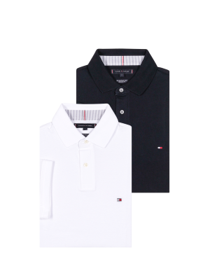Tommy Hilfiger Core 1985 Regular Polo 2-Pack – L, Chemise Polo Homme