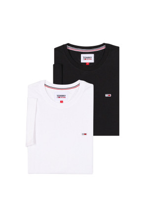 Tommy Jeans Classic Jersey T-Shirt Crew Neck 2-Pack – M, T-Shirt Homme