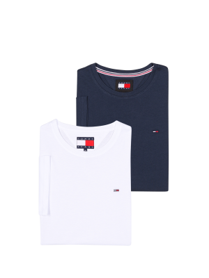 Tommy Jeans Original Jersey Crew T-Shirt 2-Pack – L, Herren T-Shirt