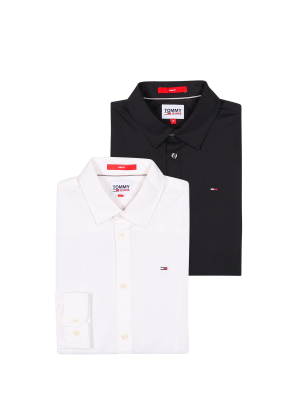 Tommy Jeans Original Stretch Shirt 2-Pack – S, Men's Shirt