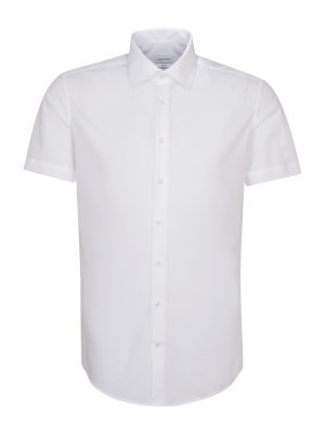 Seidensticker Business Kent Shirt Slim Fit Short Sleeve – XL, Chemise Homme
