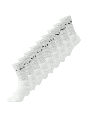 Jack & Jones Jacregen Tennis Socks 9-Pack – One Size, Chaussettes Homme