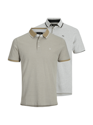 Jack & Jones Paulos Polo SS 2-Pack – XXL, Chemise Polo Homme