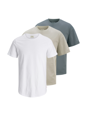 Jack & Jones Hugo T-Shirt Loose Fit 3-Pack – XL, T-Shirt Homme