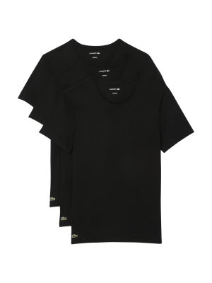 Lacoste Loungewear T-Shirt Crew Neck 3-Pack – M, Men's T-Shirt
