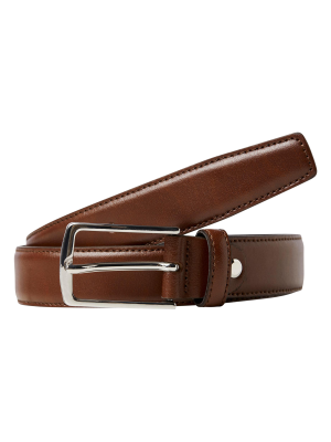 Jack & Jones Christopher Leather Belt – 80, Leather Belt