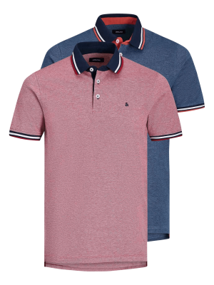 Jack & Jones Paulos Polo SS 2-Pack – M, Men's Polo Shirt