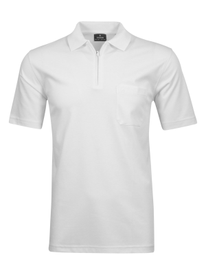 Ragman Polo Zip SS Regular Fit – XL, Men's Polo Shirt