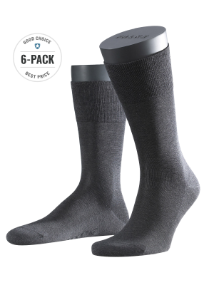 Falke 6-Pack Tiago Socks – 45-46, Men's Socks