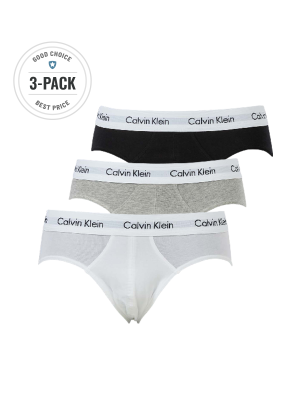 Calvin Klein Hip Brief Underpants 3-Pack – S, Sous-Vêtements Homme